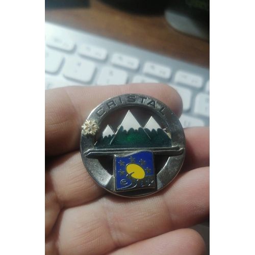 Insigne Badge Ski Cristal