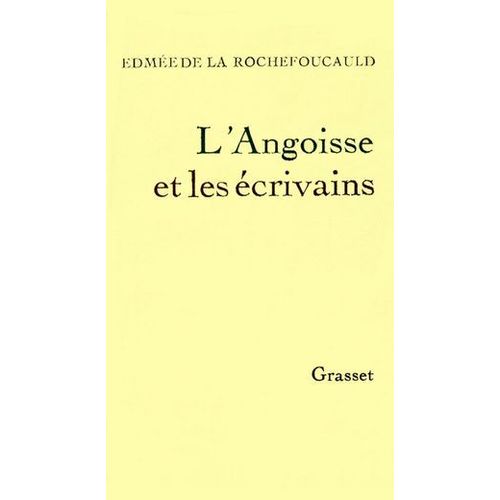 L'angoisse Et Les Écrivains