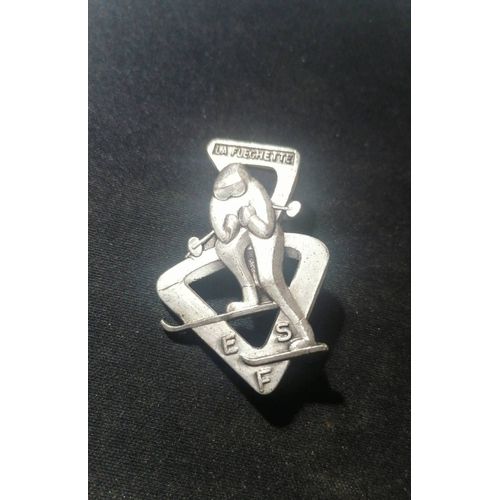 Badge Insigne La Flechette Esf École De Ski Français Arthus Bertrand
