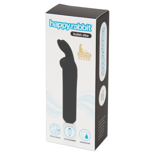 Happy Rabbit Mini Vibromasseur Noir