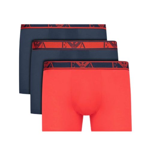 Boxer Emporio Armani Pack X3 Long Unlimited Logo Homme Multicolor