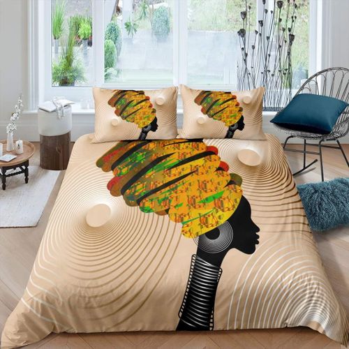 Parure De Lit Pour Femmes Africaines, Ensemble De Literie Pour Filles Et Adultes, Housse De Couette Ethnique Afro, Housse De Couette Traditionnelle Et Exotique, Luxe Ray¿¿
