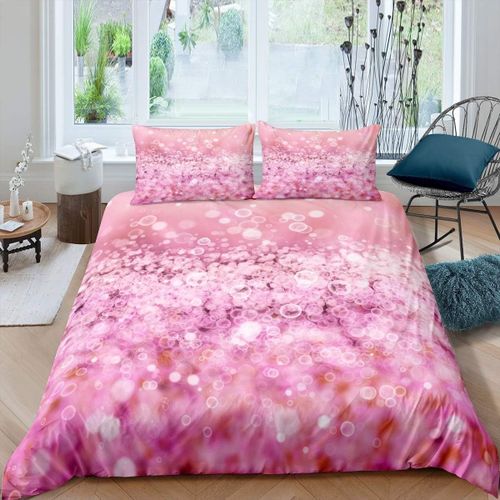 Housse De Couette Fantaisie Pour Filles Et Enfants, Literie ¿¿ Bulles Roses, Th¿¿Me Conte De F¿¿Es, Chambre ¿¿ Coucher