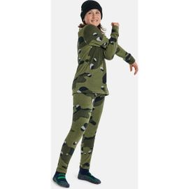 Ensemble Sous-Vêtements En Polaire Enfant, Forest Moss Cookie Camo, Xl