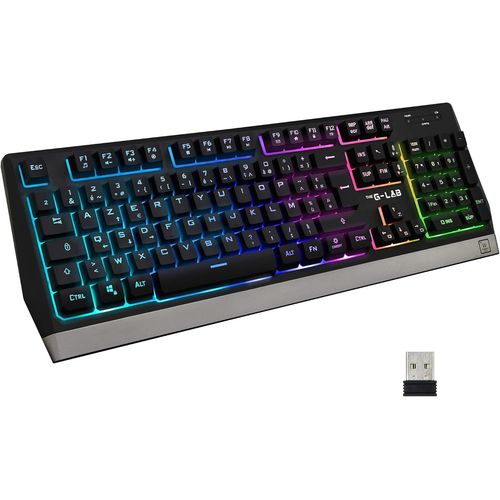 Keyz Tungsten Clavier Gamer Sans Fil Azerty Clavier Gaming Wireless, Ergonomique, Discret, Batterie Longue Durée Clavier Gamer Rétroéclairé Pour Pc, Ps4, Ps5, Xbox One - New[Cla670343]