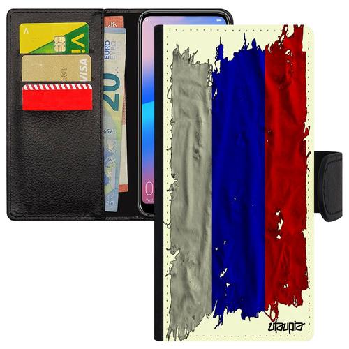 Coque Iphone 15 Pro Max Rabat Drapeau Russie Russe Flip Case Portable Football Jo Original De Protection Foot Mobile Basket En