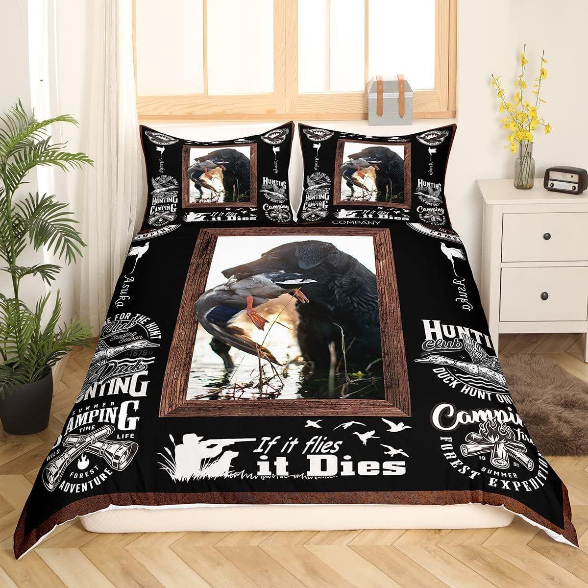 Housse de couette de chasse au canard housse de couette pour