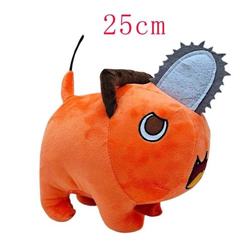 25cm Jouet en peluche Pochita Anime Chainsaw Man pour enfants, poupées  créatives, oreiller en peluche de dessin animé, chien orange, cadeaux doux,  40cm (Nipseyteko)