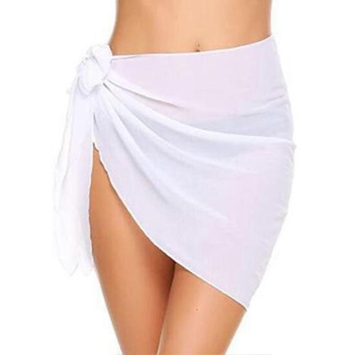 Femmes Short Beach Sarongs Chiffon Maillot De Bain Couvertures Bikini Wrap Jupe Côté Ouvert Pour L'été Chaud