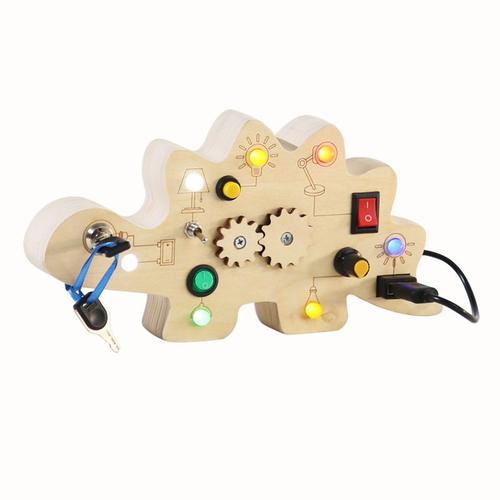 Jouets Montessori Busy Board pour 1 2 3 4 ans cadeaux garçons et filles,  planche d