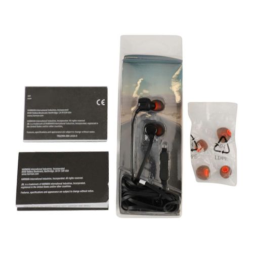 Écouteurs de jeu filaires à réduction de bruit Écouteurs de jeu en silicone confortables pour téléphone portable d'ordinateur noir