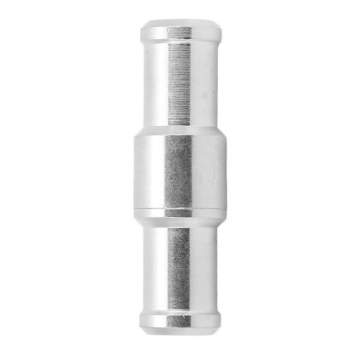 Clapet anti-retour 1 voie en alliage d'aluminium argent pour l'huile d'eau diesel essence conduite de carburant12mm/0.47in