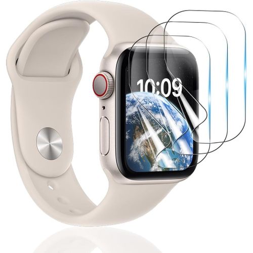 3 Pièces Protection Écran Pour Apple Watch Se 2 40mm [Pas En Verre Trempé], Sans Bulles, Haute Définition, Transparent Doux Tpu Film Protecteur Protection D'écran Pour Apple Watch Se 2 40mm[H574]