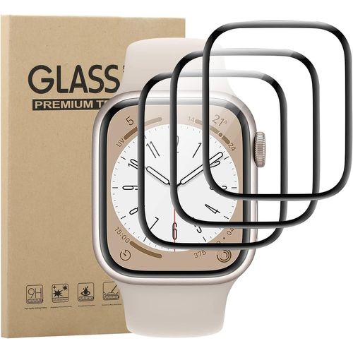 Protection Écran Pour Apple Watch Series 9 41mm/Series 8 41mm/Series 7, 3 Pièces Pas De Verre Trempé,Ultra Résistant, Ultra Hd Tpu Film Protection Écran[H440]