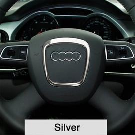Autocollant d'anneau de volant de voiture, cadre métallique, décoration  intérieure, accessoires automobiles pour Audi A3 8P S3 A4 B6 B7 B8 A5 A6 C6  Q5