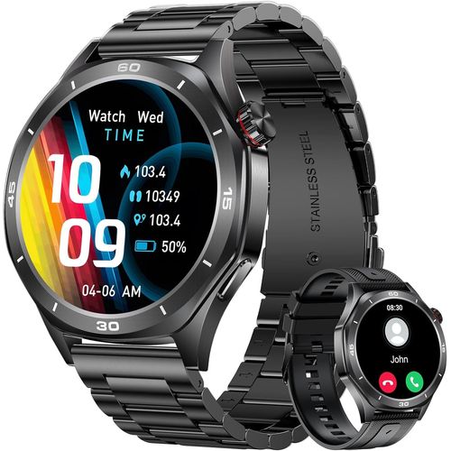 Montre Homme Connectée Sport: 1.52 Hd Fitness 113+ Sportifs Modes Montre Intelligente - Appel Bluetooth Ip67 Etanche Smartwatch[Con670469]
