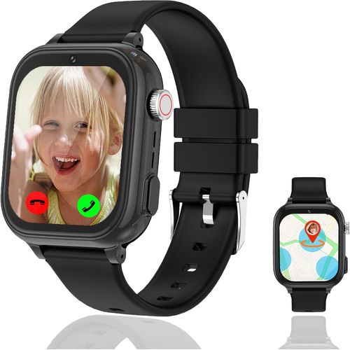4g Montre Connectée Enfant Gps Wifi Appel Vidéo, Montre Gps Enfant Tracker Avec Sos Chat Familial Jeux Caméra Étanche Mode Classe Traceur Gps Enfant, Montre Telephone Avec Sim Cade[Con671032]