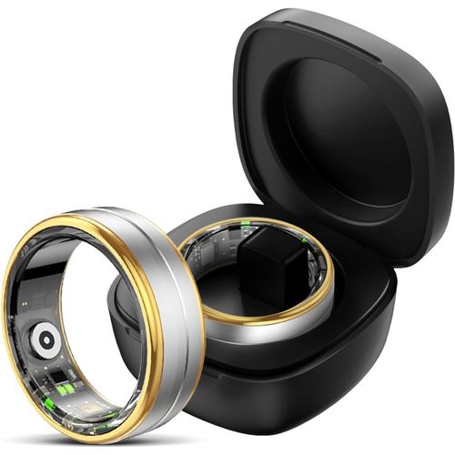 Bague Intelligente Dorée Pour Homme Et Femme - Bague Intelligente Android Ios - Tracker De Fitness - Moniteur De Fréquence Cardiaque - Moniteur De Sommeil - Podomètre - Surveillanc[Con671822]