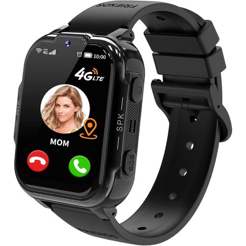 4g Montre Connectée Enfant Gps Teléphone Appel Vidéo Sos Réveil Podometre Marche Hd Caméra Jeux Calculatrice Étanche Traceur Gps Enfant Montre Enfant Garcon Fille 3-12 Ans[Con671665]
