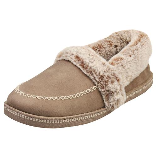 Skechers Cozy Campfire Vegan Chaussures Pantoufle Taupe