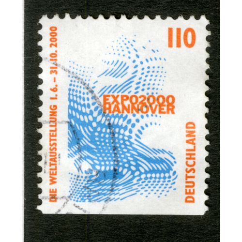 Timbre Oblitéré Deutschland, Die Weltausstellung 1.6. - 31.10.2000, Expo 2000 Hannover, 110