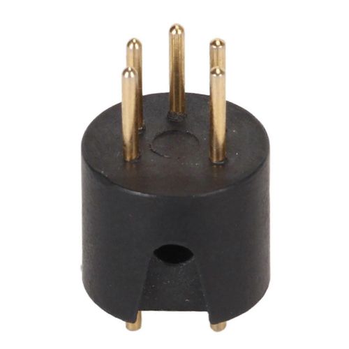 Platine vinyle 5 broches DIN plaqué or mâle Plug Bras de lecture DIN Plug Connector pour LP Vinyle Tourne-disque Bras