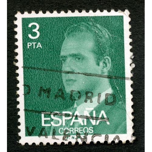 Timbre Oblitéré Espana, Correos, 3 Pta