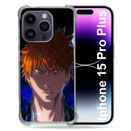 Coque Compatible Magsafe Pour Iphone 15 Pro Plus (6.7) Manga Bleach Ichigo
