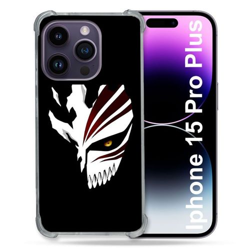 Coque Compatible Magsafe Pour Iphone 15 Pro Plus (6.7) Manga Bleach Masque