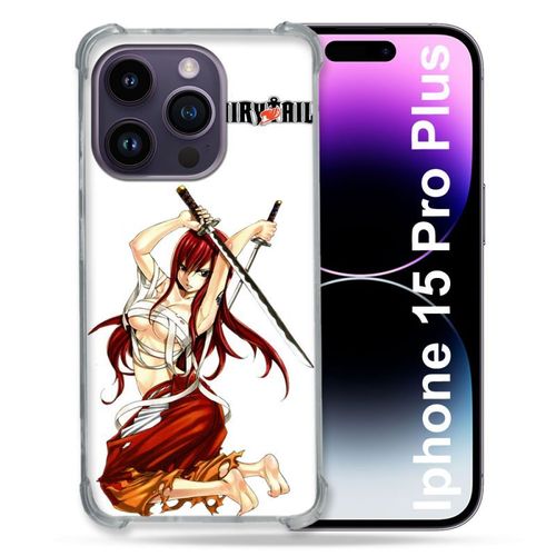 Coque Compatible Magsafe Pour Iphone 15 Pro Plus (6.7) Manga Fairy Tail Erza