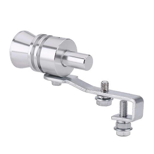 Sliver Car Turbo Sound Échappement Sifflet Silencieux Auto Blow Off Valve Simulator L