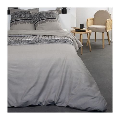 Today Rosalie - Parure De Lit - Coton - 2 Personnes - 240 X 260 Cm - Imprime Rose