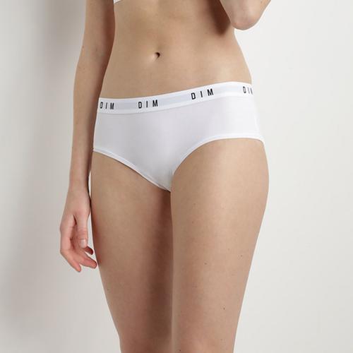 Shorty Femme En Coton Modal Blanc Dim Originals