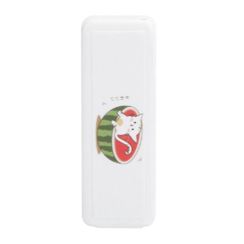 U Disk USB2.0 PushPull Voiture Clé USB Mémoire Cadeau d'entreprise Accessoires d'ordinateur (Chat pastèque 32GB)
