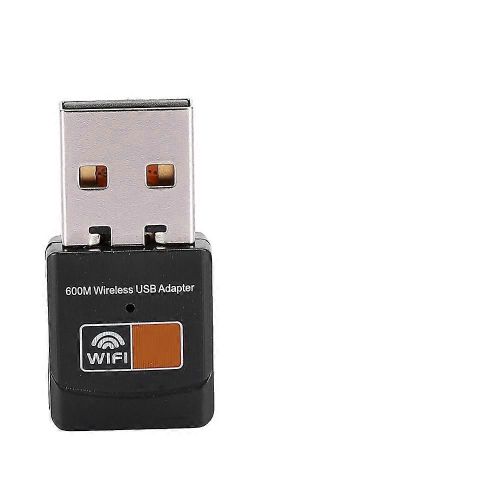 Adaptateur WiFi USB 2.4G-5G 600Mbps Double Bande Mini Récepteur De Carte Réseau D'ordinateur Sans Fil