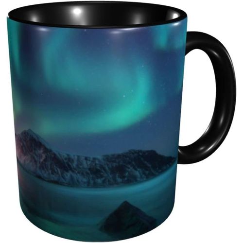 Tasse Coloree A Paroi Interieure, Belles Tasses Aurora, Larges Tasses A The, Cafe Et Chocolat Chaud Pour The, Cafe, Bureau, Cadeau
