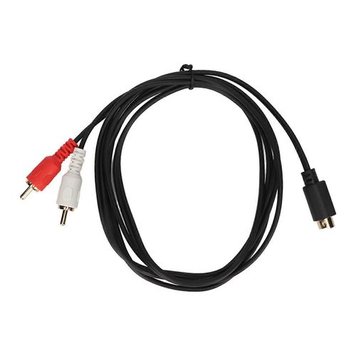 Câble 4 broches à 2 RCA 4 broches mâle vers 2RCA mâle Y Câble adaptateur pour lecteurs DVD Caméscopes Décodeurs Magnétoscopes 4.9ft