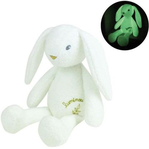 Liminou Peluche Lumineuse Lapin +/- 30 Cm