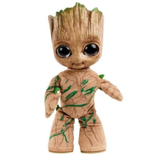 Marvel - Peluche Groot A Fonctions - 3 Ans Et + - Mattel - Hjm23 - Peluche Mattel Licence