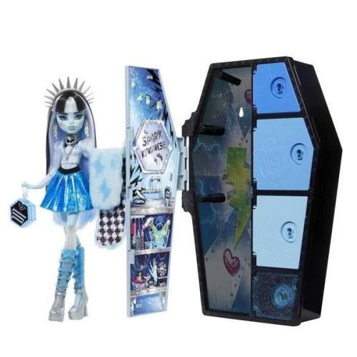 Monster High - Casiers Secrets De Frankie Stein Look Irisé - Poupée - Monster High - Hnf75 - Poupee Mannequin Monster High