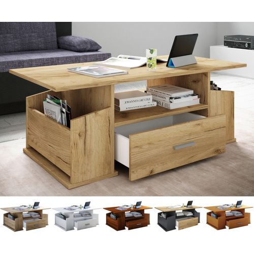 Vcm Table D'appoint En Bois Table Basse Table De Salon Tiroir Junata Table D'appoint En Bois Table Basse Table De Salon Tiroir Junata
