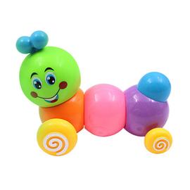 Chenille torsadée en bois jouet coloré fidget ver bébé sensoriel