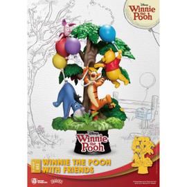 Doudou plat rose Winnie L'ourson Lot's of Love Pooh & friends Walt