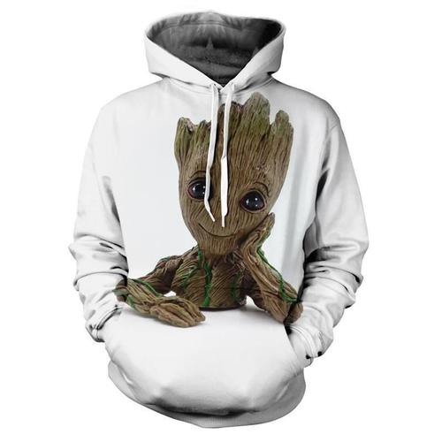 Unisexe Pulls Sweats Capuche 3D Impression Hoodie Groot Homme