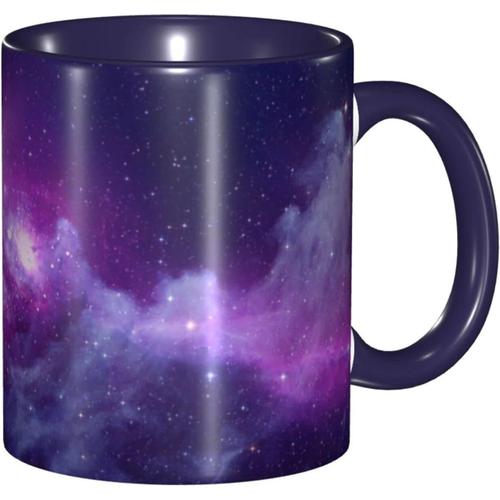 Tasse A Cafe - Tasses Nebula Purple Galaxy - Larges Tasses A The - Cafe Et Chocolat Chaud Pour Le The - Le Cafe - Le Bureau