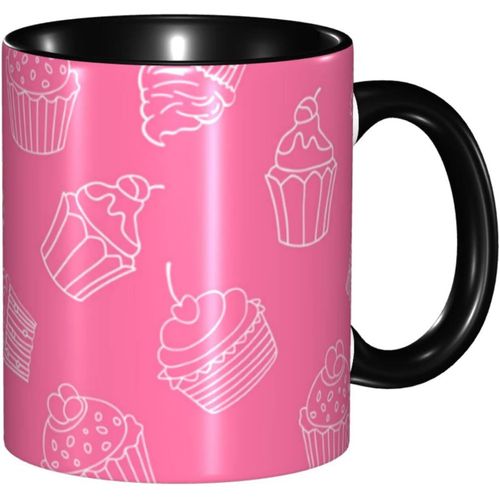Tasse A Cafe - Tasses A Cupcakes Roses - Larges Tasses A The - Cafe Et Chocolat Chaud Pour The - Cafe - Cadeau