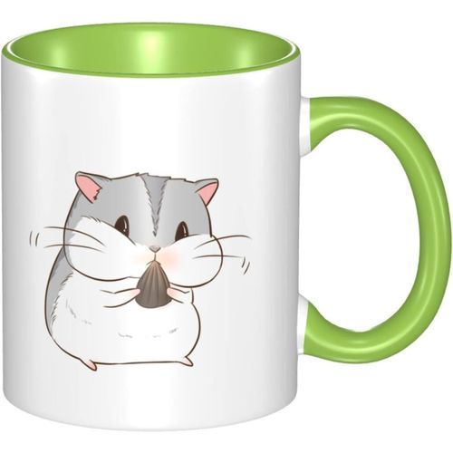 Tasse A Cafe De Couleur Amusante - Tasses A Hamster - Larges Tasses A The - Cafe Et Chocolat Chaud 330ml