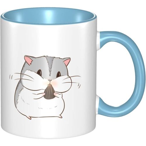 Tasse A Cafe De Couleur Amusante - Tasses A Hamster - Larges Tasses A The - Cafe Et Chocolat Chaud 330ml