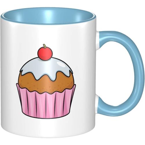 Tasse A Cafe De Couleur Amusante - Tasses A Cupcakes Mignonnes - Larges Tasses A The - Cafe Et Chocolat Chaud 330ml