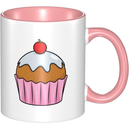 Tasse A Cafe De Couleur Amusante - Tasses A Cupcakes Mignonnes - Larges Tasses A The - Cafe Et Chocolat Chaud 330ml